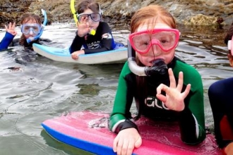 Children have their eyes opened to an underwater world