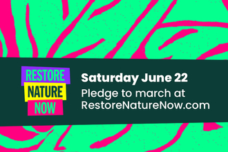 Restore Nature Now | Saturday June 22 | Pledge to march 