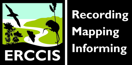 ERCCIS logo with strap reading: Recording Mapping Informing