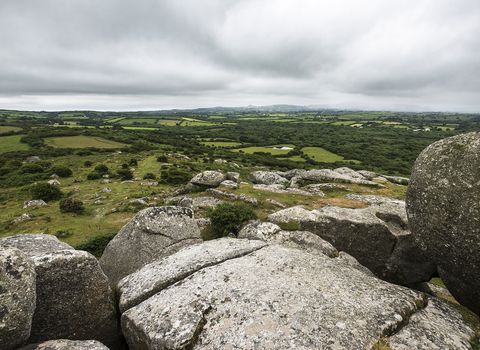View from Cornwall Wildlife Trust's Helman Tor nature reserve, Image by Ben Watkins